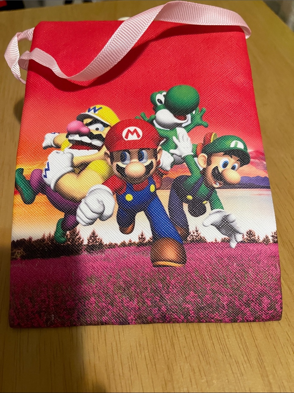 Nintendo Kids Crossbody Bag with Red and Pink Accents - Picture 2 of 2